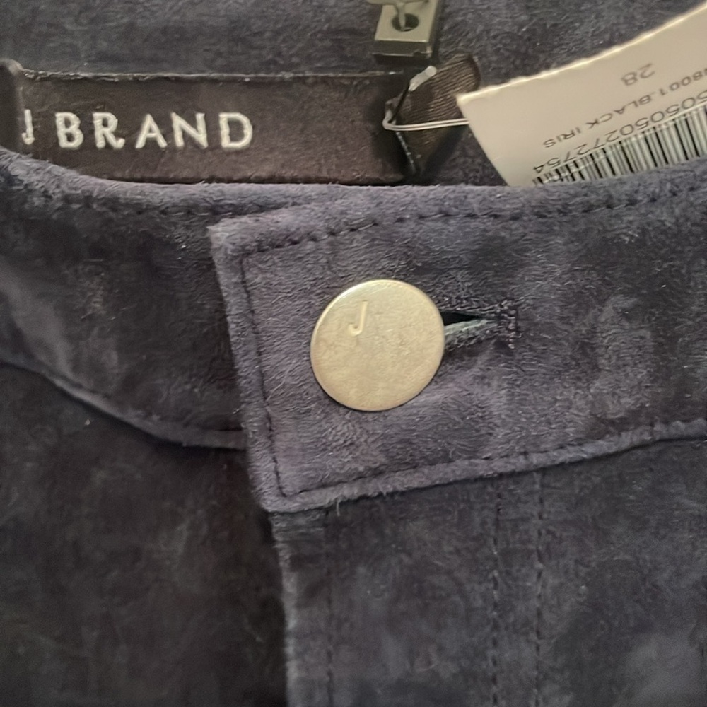J Brand Leather Skinny Pants #6 - Picture 10 of 11